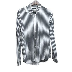 Matinique Matrosol Men's XXL Button Up Shirt Striped Casual Summer